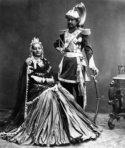 Maharaja of Nepal and His Wife